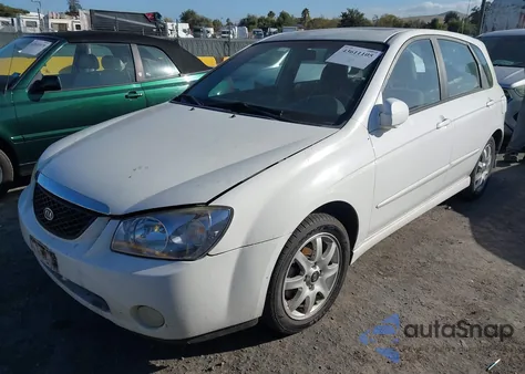 2005 Kia Spectra5 from USA, damaged, VIN KNAFE162455124662